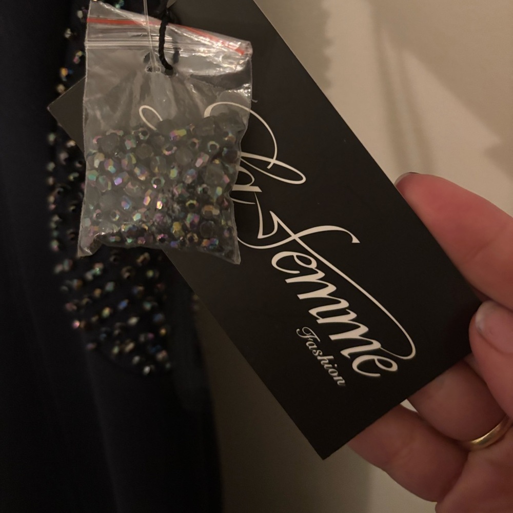 La Femme beaded gown - Picture 3 of 6